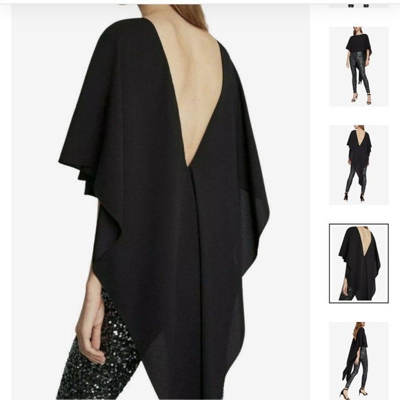 BCBG sequined capped sleeves jumpsuit - Picture 4 of 9